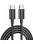 Metrashop Type-C To Type-C Telefon Şarj ve Data Aktarım Kablosu Kaliteli Malzeme Dayanıklı Materyal iPhone 15 Uyumlu 1 Metre Kablo USB C To USB C (CB1021) 1