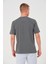 Erkek 24/1 Düz Akalite Oversize T-Shirt - Antrasit 2