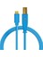 Metrashop Techtools Chroma Cables Usb-C To B - 1.5mt | Blue 2