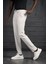Slimfit Beli Lastikli ve Iplikli Likralı Çizgili Jogger Pantolon 4