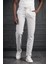 Slimfit Beli Lastikli ve Iplikli Likralı Çizgili Jogger Pantolon 1