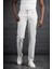 Slimfit Beli Lastikli ve Iplikli Likralı Çizgili Jogger Pantolon 3
