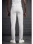Slimfit Beli Lastikli ve Iplikli Likralı Çizgili Jogger Pantolon 5