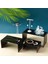3'lü Ürün Yükseltici Organizer Stant Pleksi 26 x 3 cm / 28 x 6 cm / 30 x 10 cm / 5mm - Siyah 2