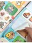 Capybara Karakterleri Capybara Sticker Albümü 16 Sayfa Kahverengi Renk Defter Sticker 2