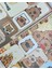 Capybara Karakterleri Capybara Sticker Albümü 16 Sayfa Kahverengi Renk Defter Sticker 3