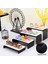 3'lü Ürün Yükseltici Organizer Stant Pleksi 26 x 3 cm / 28 x 6 cm / 30 x 10 cm / 3mm - Siyah 1