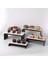 3'lü Ürün Yükseltici Organizer Stant Pleksi 26 x 3 cm / 28 x 6 cm / 30 x 10 cm / 3mm - Siyah 2