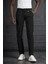 Slimfit Beli Lastikli ve Iplikli Likralı Gofre Kumaş Jogger Pantolon 1