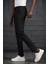Slimfit Beli Lastikli ve Iplikli Likralı Gofre Kumaş Jogger Pantolon 2