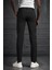Slimfit Beli Lastikli ve Iplikli Likralı Gofre Kumaş Jogger Pantolon 3