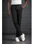 Slimfit Beli Lastikli ve Iplikli Likralı Gofre Kumaş Jogger Pantolon 4