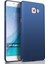 Samsung Galaxy J7 Prime Uyumlu Sert Rubber Silikon Kılıf (Mavi) 2