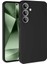 Samsung Galaxy S24 Fe (6.7) Inç ile Uyumlu Içi Kadife Kamera Korumalı Lansman Silikon Kılıf Ince Yapılı Tam Koruma Sağlayan Kamera Korumalı Kılıf (Siyah) 2