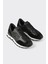 Siyah Deri Erkek Spor Ayakkabı 2