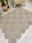 Jüt Hasır Görünümlü Desenli Modern El Örgüsü Dikdörtgen Halı Kilim 1