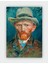 Self-Portrait Vincent Van Gogh Duvar Posteri - Kalın Kağıt - Çerçevesiz 1