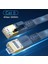 1-Metre Cat 8 Ethernet Kablosu 40 Gpbs+5G+2000 Mhz. RJ45 Konnektör CE+FC+RohS Lisanslı Hasır Örgülü Sağlam Kablo Orjinal 3
