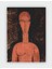 Afiş Amedeomodigliani A Red Bust Expressionism Art Duvar Posteri - Kalın Kağıt - Çerçevesiz 1