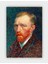 Self-Portrait, 1887 Vincent Van Gogh Duvar Posteri - Kalın Kağıt - Çerçevesiz 1
