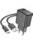 CS21A Rich 18W USB 3.0 Qc Çıkışlı Ekstra USB To Type-C Kablolu Hızlı Şarj Aleti 2
