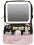 Makeup Organizer Çantası, Taşınabilir, Abs Bölmeli Pembe Renk 3