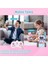 Şarj Edilebilir Robot Oyuncak Blue Pink Pro 4