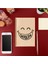 Metrashop Her Zaman Gülümse Tasarımlı 8 cm x 12 cm Ölçülerinde Çizgisiz 48 Yaprak Ahşap Kapaklı Defter 1