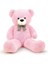 Metrashop cm Papyonlu Sevimli Peluş Şaşkın Ayı - Sevgiliye Özel Hediyelik Oyuncak - 3 Renk Seçeneği Ile (Pembe) 3