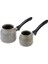 Metrashop Darkstone 2'li Cezve Seti 3