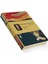 Metrashop Anxiety Series - A5, Edward Munch 4'lü Defter Seti I, Çizgisiz, Toplam 256 Sayfa, Her Biri 64 Sayfa, Tel Dikiş, Esnek Kapak, Oval Kenar, Tuval Doku, 60 Gram, Sarı Krem Renk 1