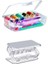 Metrashop Taraflı 10 Bölmeli Şeffaf Saklama Kabı, Hobi, Balıkçılık, Hırdavat, Vida, Somun, Iğne, Çivi, Boncuk,bujiteri,takı,toka Eşya Düzenleme Saklama Çantası 1
