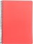 Infinity Primary Serisi, A4, 4 Konulu (3 Kareli, 1 Çizgili) 120 Yaprak Pp Kapaklı Spiralli Defter, Kırmızı 2