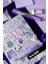 Metrashop Note Defter 15 x 21 Cızgılı Desenli Lavanta 2