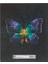 Metrashop Color 20X25 80YP. Kareli Bind Note Butterfly Ciltli Butik Defter 3