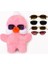 Metrashop Oyuncak Pembe Laliv Ördek,pelüş Civciv,pelüş Ördek,pelüş Civciv,noel Ördek Pelüş Hayvan, Noel Ördek, Pelüş Hayvan, Karikatür Sevimli Noel Hediyeleri, Arkadaşlar, Doğum Günü Hediyesi 2