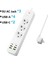 Metrashop Hızlı Şarj Istasyonu 3000W 3 Lü Priz 2 Metre Uzatma Kablosu Çoklu Priz 4 USB 2 Type C Girişli 18 Watt Pd Şarj On/off Düğmeli 2