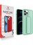 Apple iPhone Mıknatıslı Standlı Darbe Emici Ibola Apple iPhone 12 Pro Kılıf (Turkuaz) 1