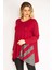 Kadın Bordo Sim Detaylı Tunik 65N35186 2