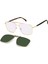 Db 1187/G/C (J5G) 57 | Klipsli Polarize Unisex Yeşil Güneş Gözlüğü 1