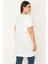 Kadın Beyaz Pamuklu Kumaş Peto Cepli Tunik 65N31752 4
