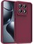 Xiaomi Redmi Note 14 Pro Plus Kılıf Kamera Korumalı Frm Ananas Kapak - Mürdüm 1