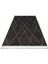 Urb 02 Black Grey - Urban - Etnik Desenlere Sahip Hav Toz Vermez Yumuşak Dokulu Modern Halı 3