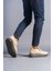 SLW161 Hippo Bağcıksız Süet Erkek Günlük Sneaker Ayakkabı Gt Bej 4