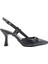 Pauline | Kadın Abiye Arkası Açık Stiletto - Pauline - Siyah - 38 1