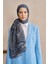 Mavi-Gri Ed Scarf Celebrity Pietra Şal 3