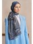 Mavi-Gri Ed Scarf Celebrity Pietra Şal 4