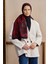 Bordo Ed Scarf Celebrity Carmina Şal 3