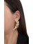 Gold Kruvasan Çelik Küpe 1