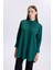 Omuz Detaylı Zümrüt Tunik T-1499 3